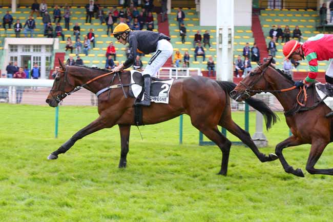 Photo d'arrivée de la course pmu PRIX ROMATI à COMPIEGNE le Jeudi 5 mai 2022