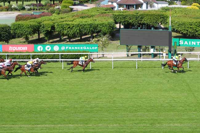 Photo d'arrivée de la course pmu PRIX DE LA CROIX VERTE à SAINT CLOUD le Mardi 17 mai 2022