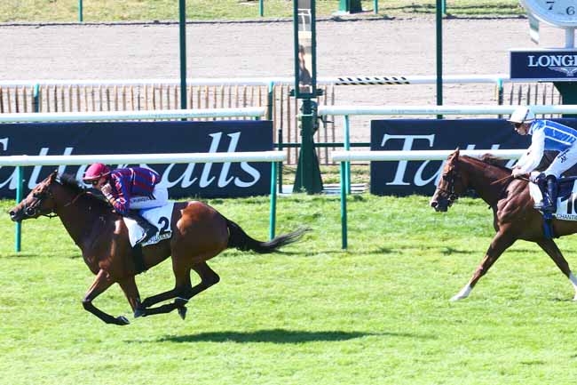 Photo d'arrivée de la course pmu TATTERSALLS PRIX DE BAGATELLE à CHANTILLY le Samedi 2 juillet 2022