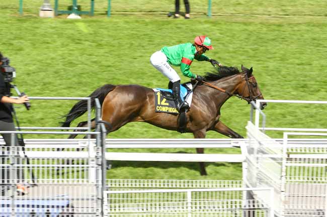 Photo d'arrivée de la course pmu PRIX DE LA DIVETTE à COMPIEGNE le Mardi 5 juillet 2022