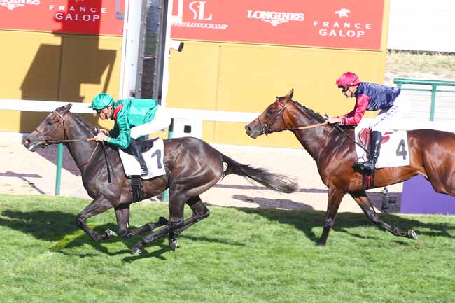 Photo d'arrivée de la course pmu PRIX DU CHAMP DE MARS à LONGCHAMP le Jeudi 14 juillet 2022
