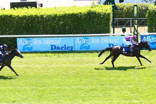 Photo d'arrivée de la course pmu DARLEY PRIX ROBERT PAPIN à CHANTILLY le Dimanche 17 juillet 2022