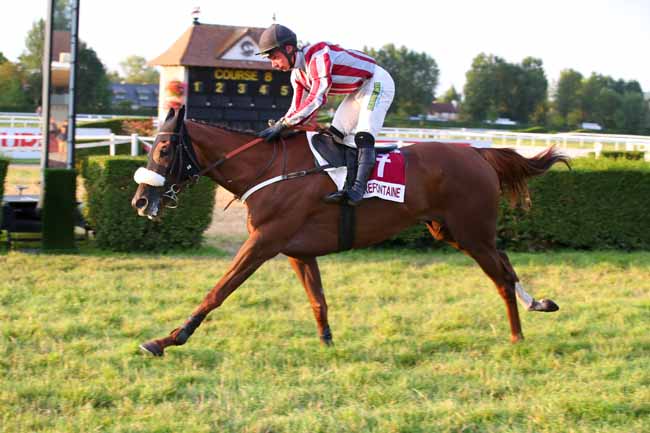 Photo d'arrivée de la course pmu PRIX PMU LE MEETING DEAUVILLE (PRIX DES ERABLES) à CLAIREFONTAINE le Jeudi 28 juillet 2022