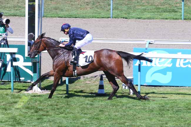 Photo d'arrivée de la course pmu PRIX DU CARROUSEL à DEAUVILLE le Mardi 2 août 2022