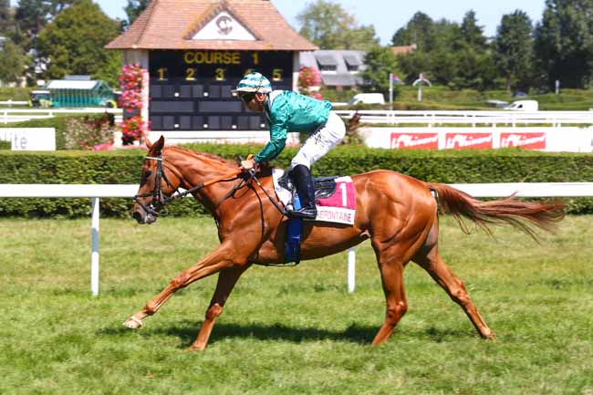 Photo d'arrivée de la course pmu PRIX GRAND ORDRE DU TROU NORMAND (PRIX DES COSMOS) à CLAIREFONTAINE le Vendredi 5 août 2022
