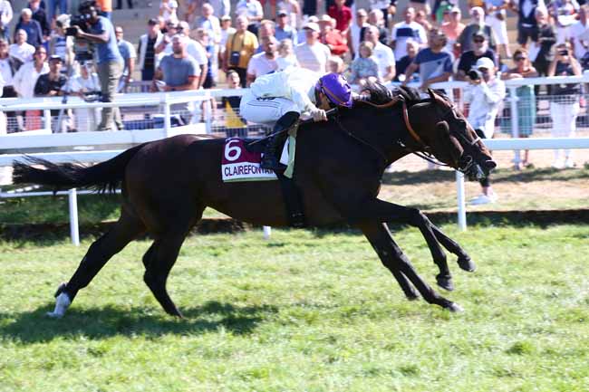 Photo d'arrivée de la course pmu PRIX FROMAGERIE GRAINDORGE (PRIX TIP MOSS) à CLAIREFONTAINE le Vendredi 5 août 2022