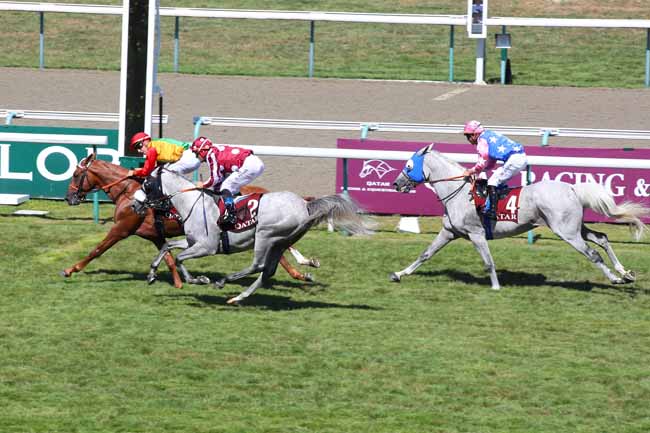 Photo d'arrivée de la course pmu DOHA CUP (PRIX MANGANATE) à DEAUVILLE le Mardi 9 août 2022