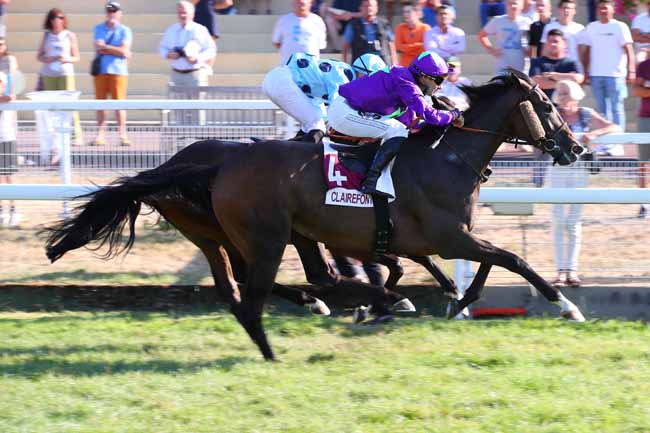 Photo d'arrivée de la course pmu PRIX DE VILLERS-SUR-MER (PRIX ALWAYS FAIR) à CLAIREFONTAINE le Vendredi 12 août 2022