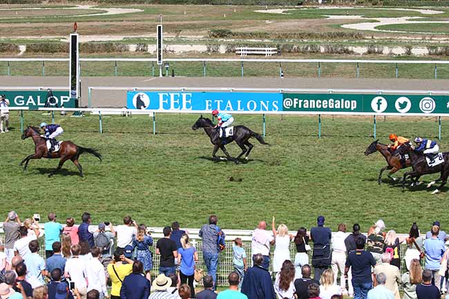 Photo d'arrivée de la course pmu PRIX DE BALLEROY à DEAUVILLE le Samedi 20 août 2022