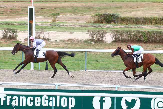 Photo d'arrivée de la course pmu PRIX DES ROCHES NOIRES à DEAUVILLE le Mardi 23 août 2022