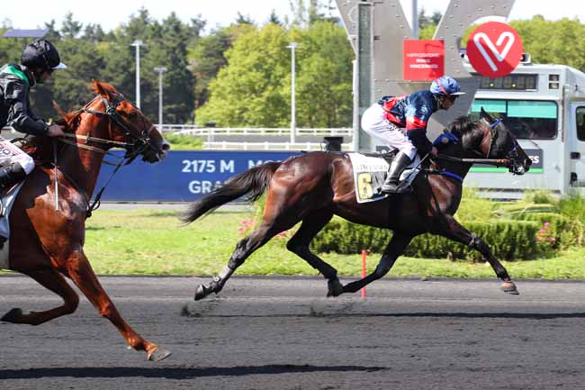 Photo d'arrivée de la course pmu PRIX PHACT à PARIS-VINCENNES le Samedi 27 août 2022