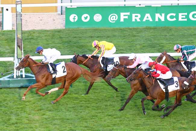 Photo d'arrivée de la course pmu PRIX DE LA PLAINE-DE-MONCEAUX à LONGCHAMP le Jeudi 1 septembre 2022