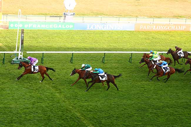 Photo d'arrivée de la course pmu PRIX DE BOLIVAR à LONGCHAMP le Dimanche 4 septembre 2022