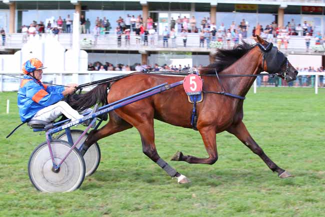 Photo d'arrivée de la course pmu PRIX CHAUSSEE AUX MOINES à CRAON le Lundi 5 septembre 2022