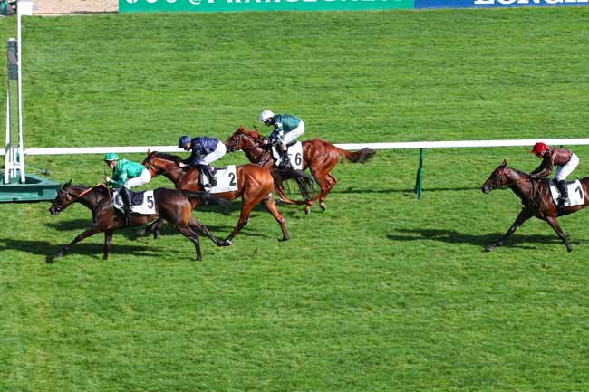 Photo d'arrivée de la course pmu PRIX DES CHENES à LONGCHAMP le Jeudi 8 septembre 2022