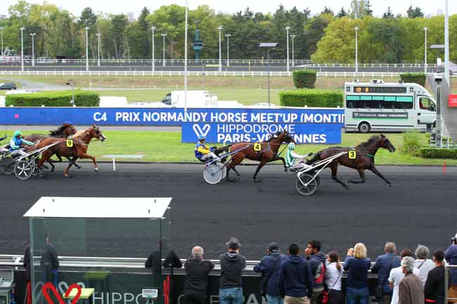 Photo d'arrivée de la course pmu PRIX NORMANDY HORSE MEET'UP (PRIX DE MONTIER-EN-DER) à PARIS-VINCENNES le Samedi 10 septembre 2022