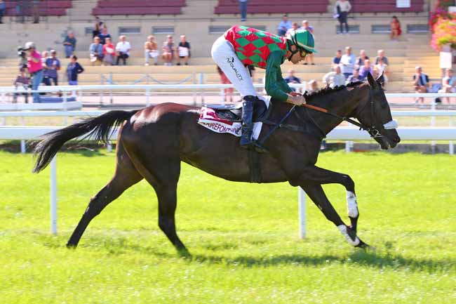 Photo d'arrivée de la course pmu PRIX DES PROPRIETAIRES DE GALOP BAIE (PRIX CHRISTIAN DE L'HERMITE) à CLAIREFONTAINE le Lundi 12 septembre 2022
