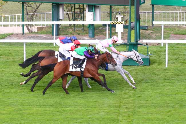 Photo d'arrivée de la course pmu PRIX SAGE ET JOLIE à SAINT CLOUD le Vendredi 16 septembre 2022