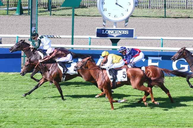 Photo d'arrivée de la course pmu PRIX DE LA FORTERELLE à CHANTILLY le Samedi 17 septembre 2022