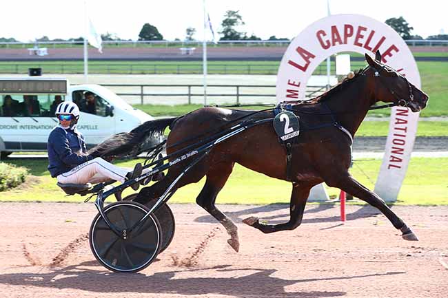 Photo d'arrivée de la course pmu GRAND PRIX FEDERATION REGIONALE DU NORD à LA CAPELLE le Mercredi 21 septembre 2022