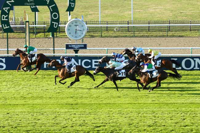 Photo d'arrivée de la course pmu PRIX DE LA VILLE DE LAMORLAYE à CHANTILLY le Mercredi 21 septembre 2022