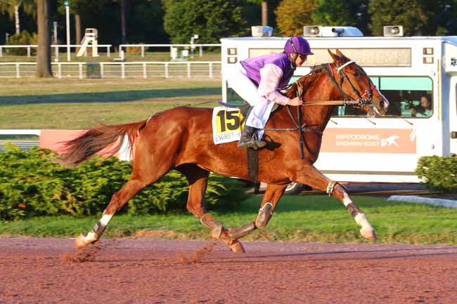 Photo d'arrivée de la course pmu PRIX DE VENISSIEUX à ENGHIEN le Jeudi 29 septembre 2022