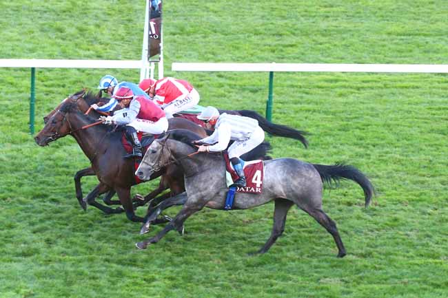 Photo d'arrivée de la course pmu QATAR PRIX DE LA PLACE DE LA CONCORDE à LONGCHAMP le Samedi 1 octobre 2022