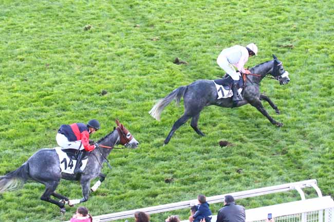 Photo d'arrivée de la course pmu PRIX JACK BARBE à AUTEUIL le Dimanche 9 octobre 2022