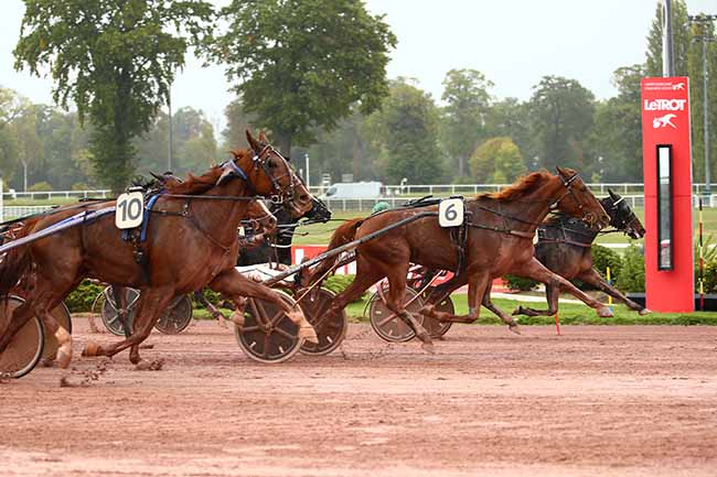 Photo d'arrivée de la course pmu PRIX DE SEVRAN à ENGHIEN le Jeudi 13 octobre 2022