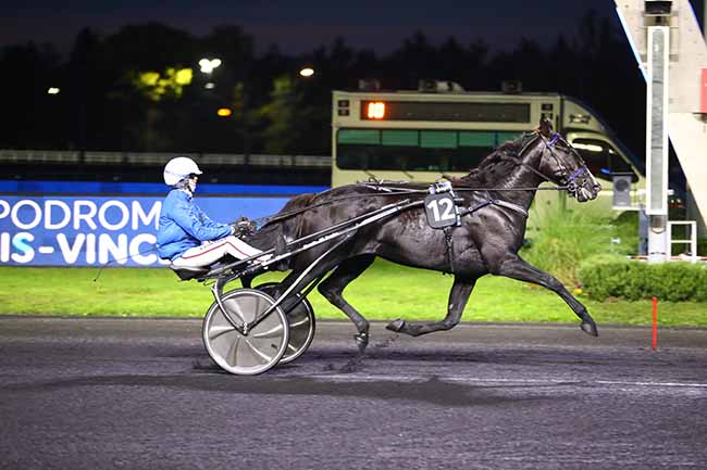 Photo d'arrivée de la course pmu PRIX PIERRE VAN TROYEN à PARIS-VINCENNES le Vendredi 28 octobre 2022