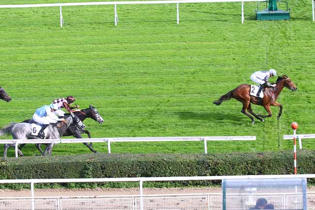 Photo d'arrivée de la course pmu PRIX JEAN STERN à SAINT CLOUD le Vendredi 28 octobre 2022