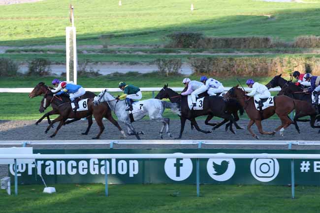 Photo d'arrivée de la course pmu PRIX DU CHATEAU DE TOQUEVILLE à DEAUVILLE le Dimanche 6 novembre 2022