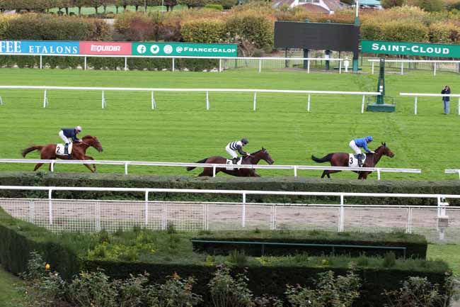 Photo d'arrivée de la course pmu PRIX KANTAR à SAINT CLOUD le Mercredi 9 novembre 2022
