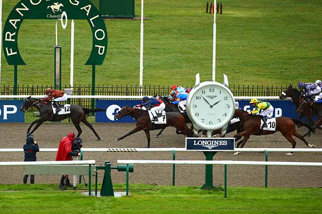 Photo d'arrivée de la course pmu PRIX DE LA CHAMBRE DE MONSIEUR LE PRINCE à CHANTILLY le Mardi 15 novembre 2022