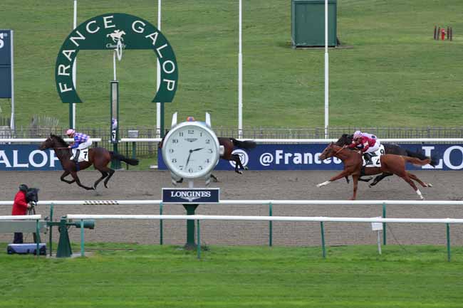 Photo d'arrivée de la course pmu PRIX DU MONT GRIFFON à CHANTILLY le Mercredi 16 novembre 2022