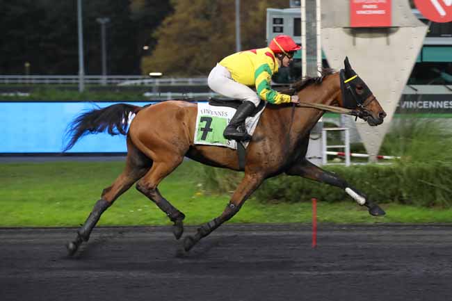 Photo d'arrivée de la course pmu PRIX HESTIA à PARIS-VINCENNES le Mardi 22 novembre 2022