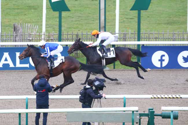 Photo d'arrivée de la course pmu PRIX DU ROND DU CHENE à CHANTILLY le Samedi 26 novembre 2022