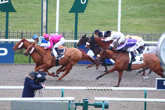 Photo d'arrivée de la course pmu PRIX DE LA FORET DE CARNELLE à CHANTILLY le Samedi 26 novembre 2022