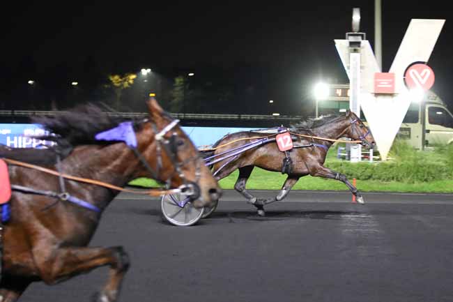 Photo d'arrivée de la course pmu PRIX ARSINOE à PARIS-VINCENNES le Vendredi 2 décembre 2022