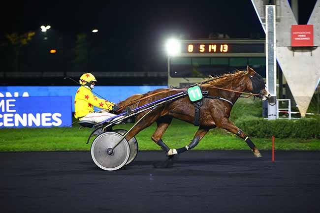 Photo d'arrivée de la course pmu PRIX EDNA à PARIS-VINCENNES le Vendredi 9 décembre 2022