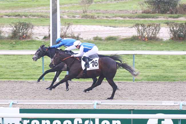 Photo d'arrivée de la course pmu PRIX DE LA GAGNERIE à DEAUVILLE le Vendredi 9 décembre 2022