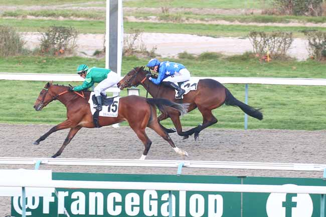 Photo d'arrivée de la course pmu PRIX DU GRAND CHESNAY à DEAUVILLE le Vendredi 9 décembre 2022