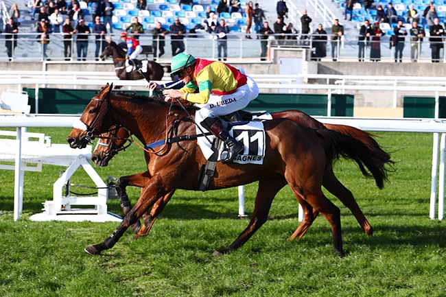 Photo d'arrivée de la course pmu PRIX KATKO à CAGNES-SUR-MER le Lundi 12 décembre 2022