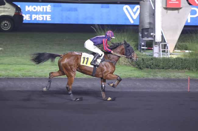 Photo d'arrivée de la course pmu PRIX DE GRIMAULT à PARIS-VINCENNES le Vendredi 16 décembre 2022