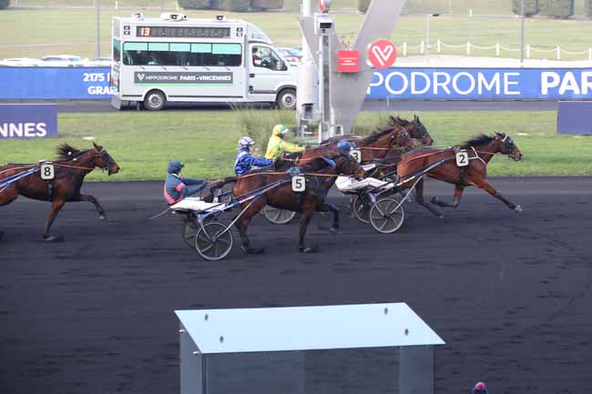 Photo d'arrivée de la course pmu PRIX D'EVRECY à PARIS-VINCENNES le Samedi 17 décembre 2022