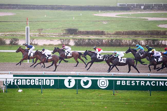 Photo d'arrivée de la course pmu PRIX DES ESTAMPES JAPONAISES à DEAUVILLE le Jeudi 22 décembre 2022