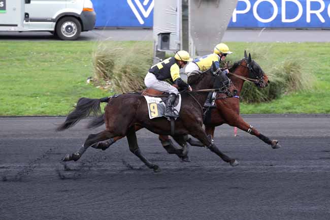 Photo d'arrivée de la course pmu PRIX DE PAVILLY à PARIS-VINCENNES le Samedi 31 décembre 2022