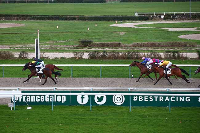 Photo d'arrivée de la course pmu PRIX D'HASPEL à DEAUVILLE le Vendredi 13 janvier 2023