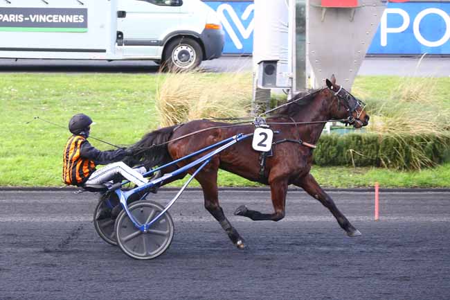 Photo d'arrivée de la course pmu PRIX DE GUERLESQUIN à PARIS-VINCENNES le Vendredi 13 janvier 2023