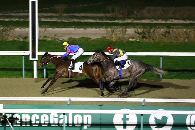 Photo d'arrivée de la course pmu PRIX DE BENERVILLE à DEAUVILLE le Vendredi 20 janvier 2023